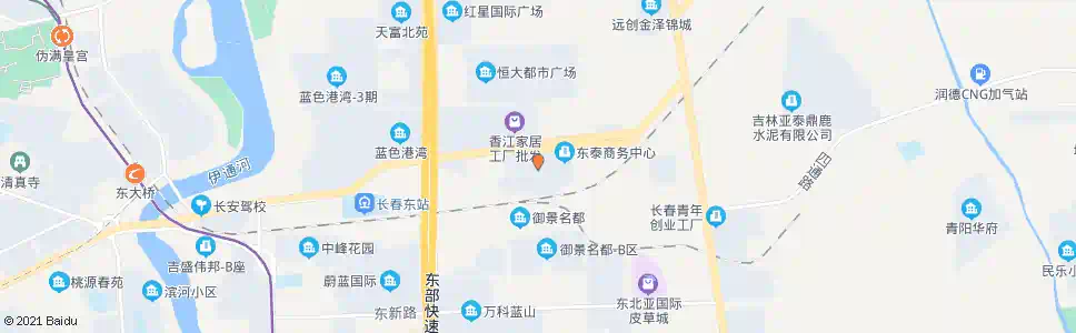 长春东泰钢材北门_公交站地图_长春公交_妙搜公交查询2025