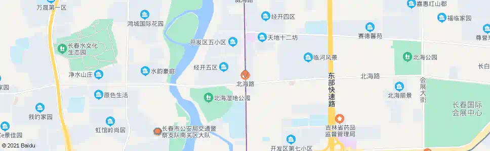 长春北海路站_公交站地图_长春公交_妙搜公交查询2025