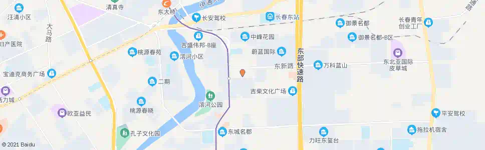 长春东站十委_公交站地图_长春公交_妙搜公交查询2025