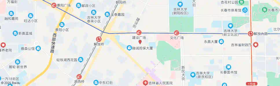 长春天宝街_公交站地图_长春公交_妙搜公交查询2025