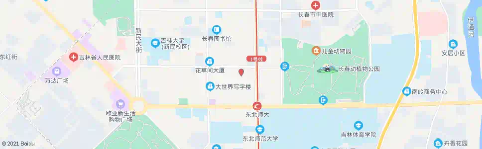 长春百汇街_公交站地图_长春公交_妙搜公交查询2025