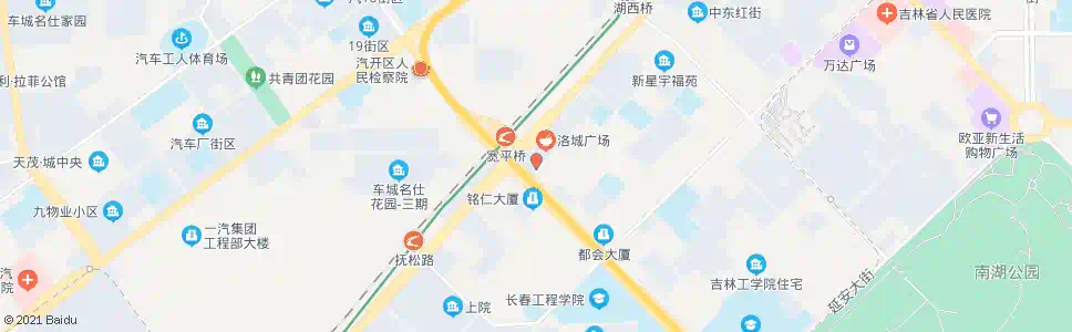 长春宽平大桥站_公交站地图_长春公交_妙搜公交查询2025