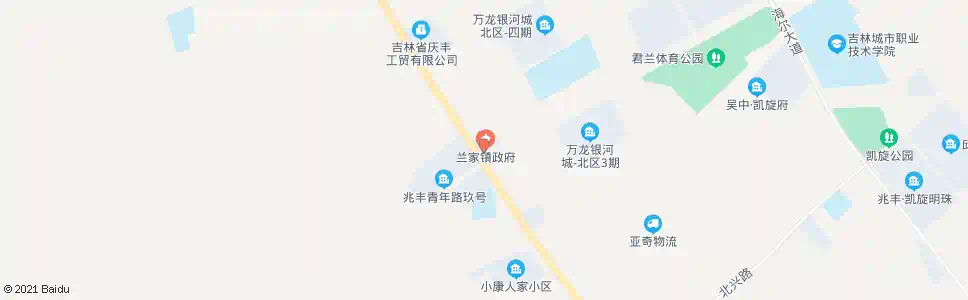 长春兰家_公交站地图_长春公交_妙搜公交查询2025