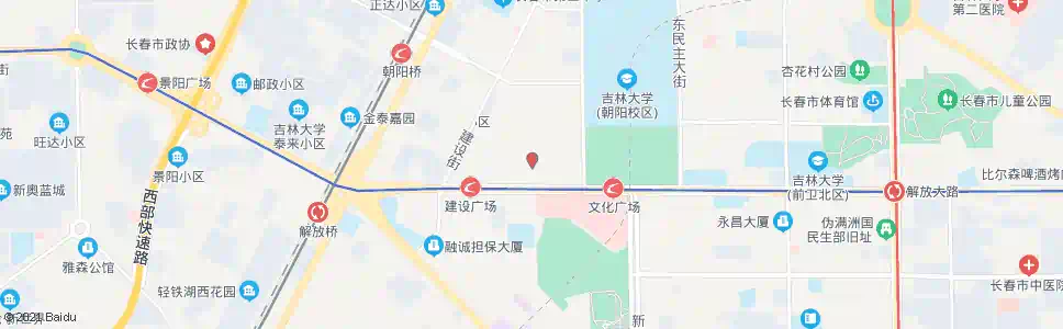 长春朝阳交通队_公交站地图_长春公交_妙搜公交查询2025