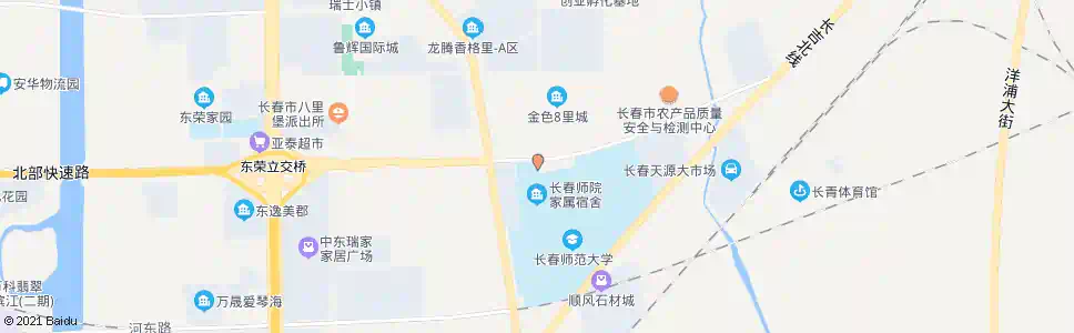 长春长春师范大学北门_公交站地图_长春公交_妙搜公交查询2025