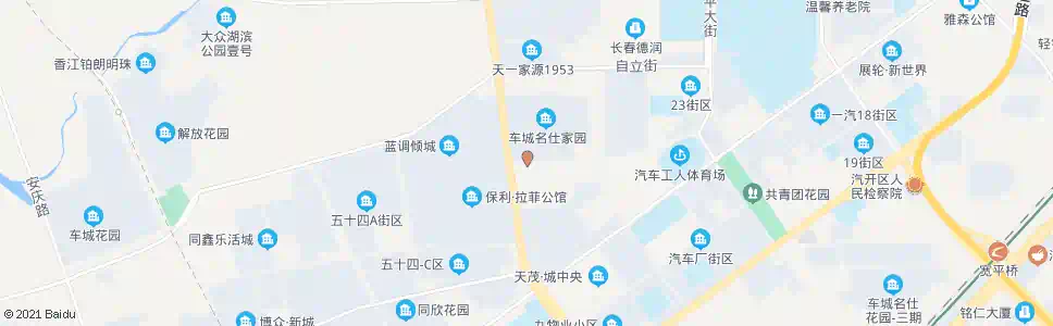 长春车城名仕_公交站地图_长春公交_妙搜公交查询2025