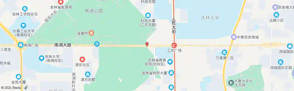 长春南湖大路(人民大街)_公交站地图_长春公交_妙搜公交查询2025