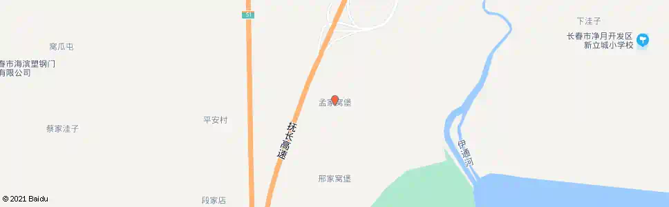 长春孟家窝堡_公交站地图_长春公交_妙搜公交查询2025