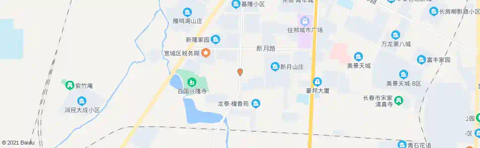 长春豪邦四季经典_公交站地图_长春公交_妙搜公交查询2025