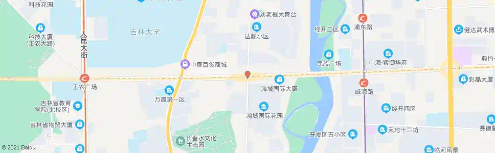 长春东岭南街_公交站地图_长春公交_妙搜公交查询2025