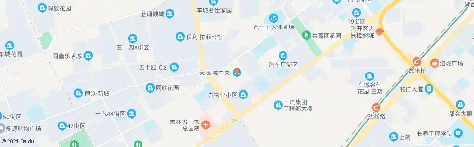 长春天茂城中央_公交站地图_长春公交_妙搜公交查询2025