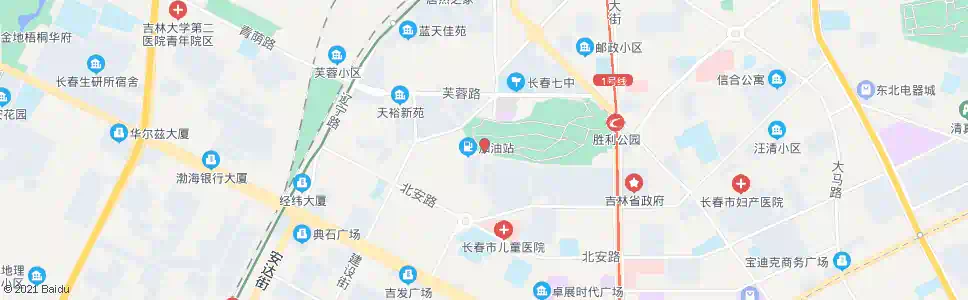 长春胜利公园南门_公交站地图_长春公交_妙搜公交查询2025