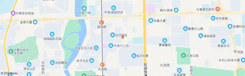 长春经开四区_公交站地图_长春公交_妙搜公交查询2025