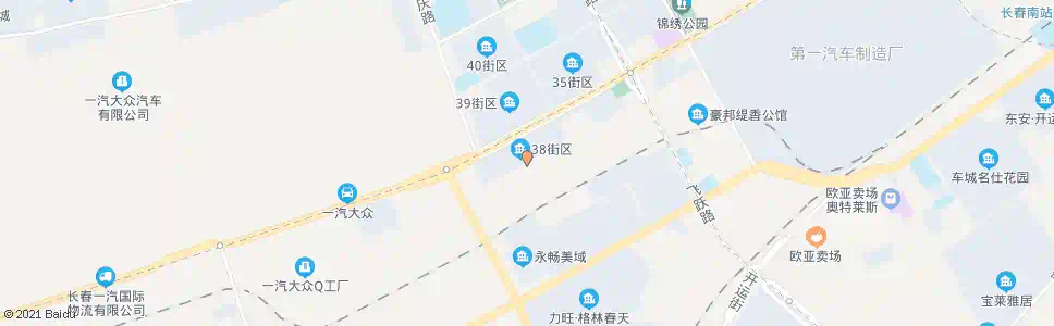 长春东风南街_公交站地图_长春公交_妙搜公交查询2025