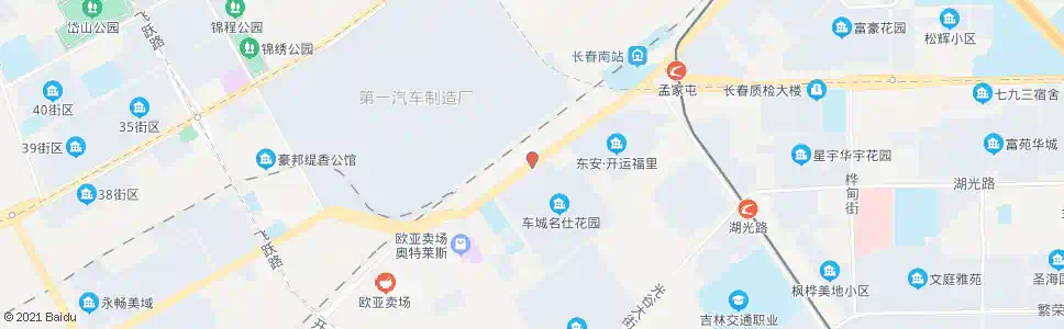 长春汽车厂南门_公交站地图_长春公交_妙搜公交查询2025