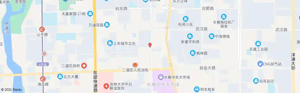 长春菜园路_公交站地图_长春公交_妙搜公交查询2025