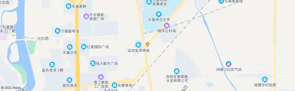 长春东环城路(零公里)_公交站地图_长春公交_妙搜公交查询2025