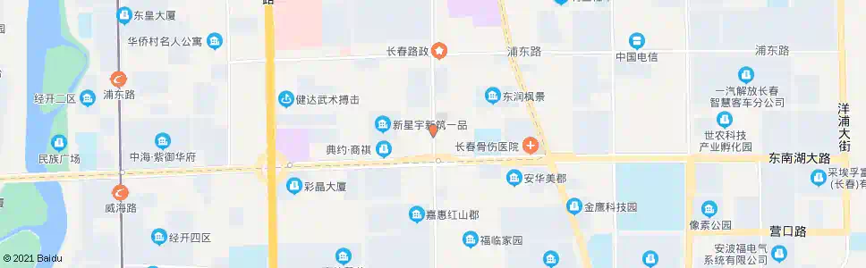 长春三五零四厂_公交站地图_长春公交_妙搜公交查询2025