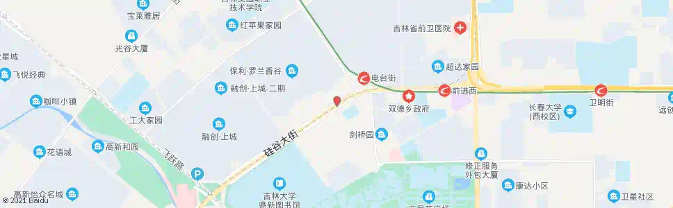 长春硅谷大厦_公交站地图_长春公交_妙搜公交查询2025