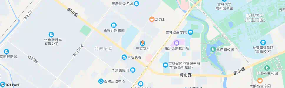 长春三佳新村_公交站地图_长春公交_妙搜公交查询2025