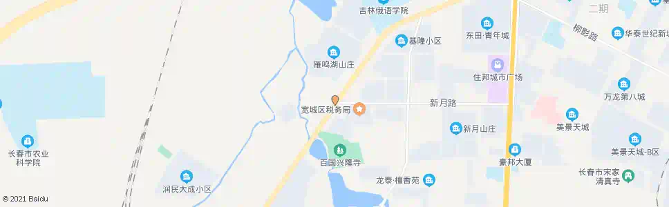 长春西环城路(新月路)_公交站地图_长春公交_妙搜公交查询2025