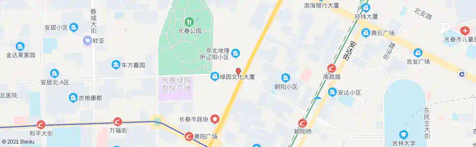 长春绿园区医院_公交站地图_长春公交_妙搜公交查询2025