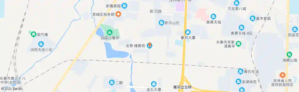 长春龙泰檀香苑(柳江路)_公交站地图_长春公交_妙搜公交查询2025