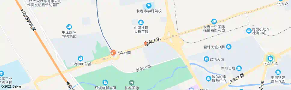 长春汽开区管委会_公交站地图_长春公交_妙搜公交查询2025