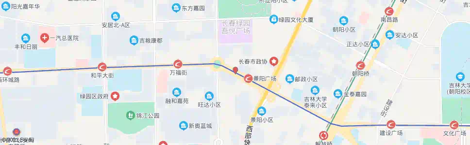 长春景阳大路_公交站地图_长春公交_妙搜公交查询2025