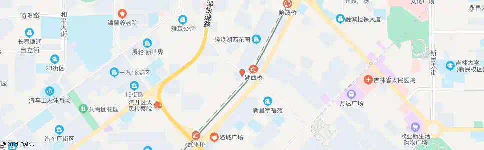 长春正阳街(影城)_公交站地图_长春公交_妙搜公交查询2025