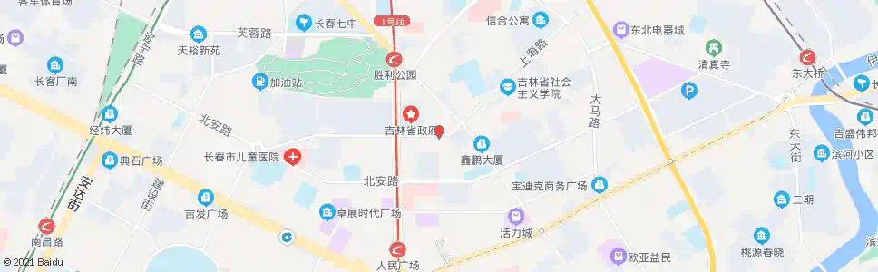 长春清明街_公交站地图_长春公交_妙搜公交查询2025