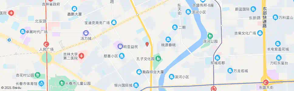 长春103中(东三道街)_公交站地图_长春公交_妙搜公交查询2025