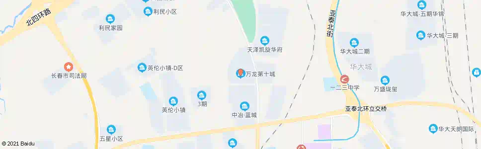 长春万龙第十城_公交站地图_长春公交_妙搜公交查询2025