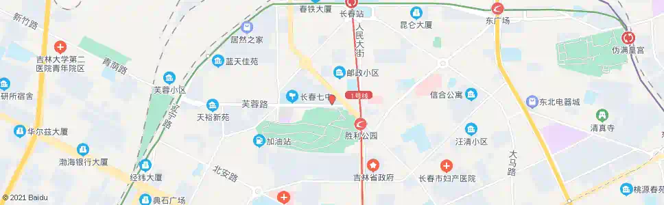 长春胜利超市_公交站地图_长春公交_妙搜公交查询2025