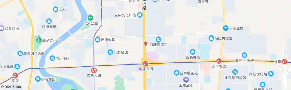 长春东盛大街(同兴路)_公交站地图_长春公交_妙搜公交查询2025