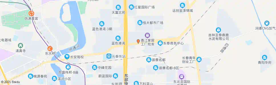 长春香江家居_公交站地图_长春公交_妙搜公交查询2025