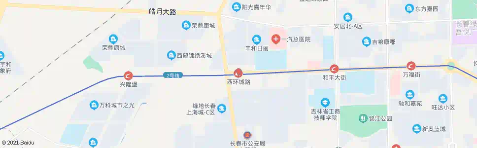 长春西环城路_公交站地图_长春公交_妙搜公交查询2025