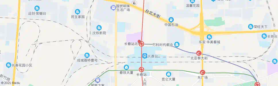 长春长春站北口站_公交站地图_长春公交_妙搜公交查询2025