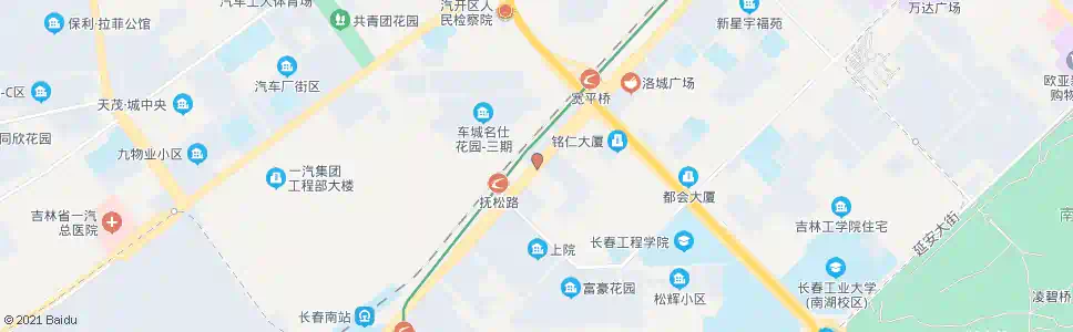 长春欧风花园_公交站地图_长春公交_妙搜公交查询2025