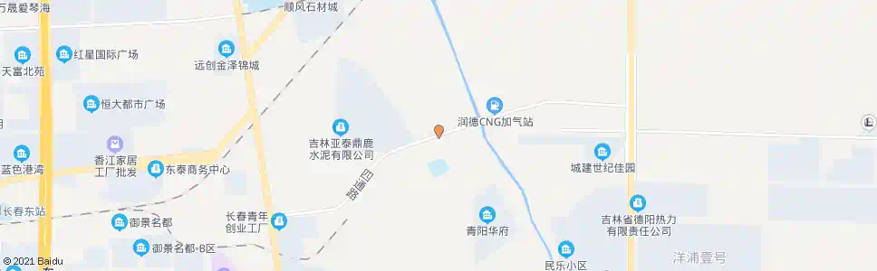 长春东郊二煤气厂_公交站地图_长春公交_妙搜公交查询2025