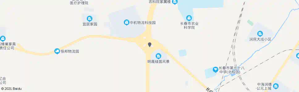 长春长白公路立交桥_公交站地图_长春公交_妙搜公交查询2025