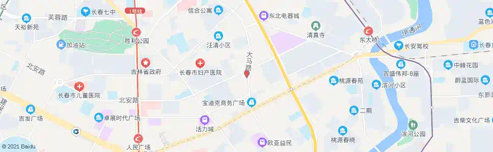 长春四马路_公交站地图_长春公交_妙搜公交查询2025