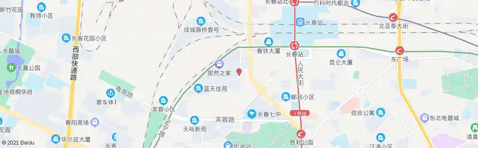 长春太阳城(西三条)_公交站地图_长春公交_妙搜公交查询2025