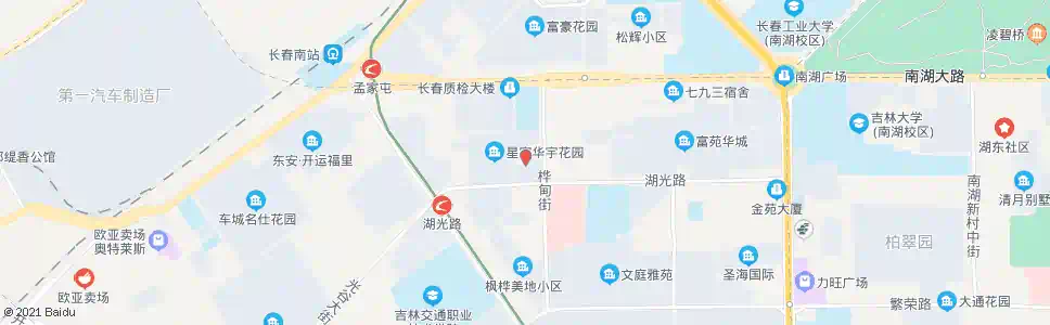 长春华宇小区_公交站地图_长春公交_妙搜公交查询2025