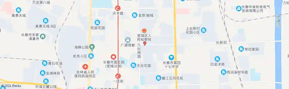 长春九台北路_公交站地图_长春公交_妙搜公交查询2025