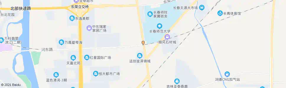 长春河东路(东环城路)_公交站地图_长春公交_妙搜公交查询2025