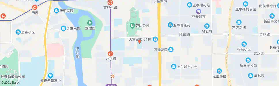 长春市一零八中学_公交站地图_长春公交_妙搜公交查询2025