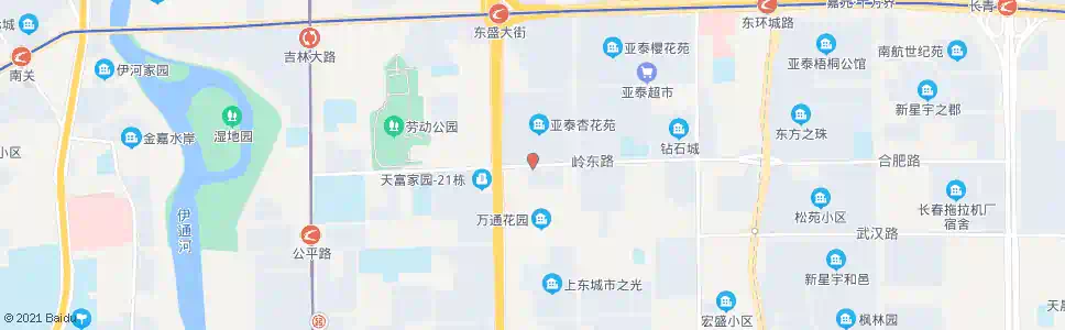 长春亚泰杏花苑_公交站地图_长春公交_妙搜公交查询2025