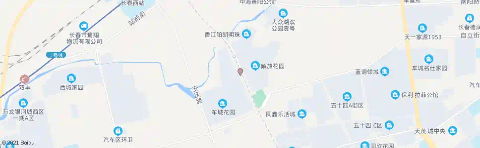 长春车城花园侧门_公交站地图_长春公交_妙搜公交查询2025