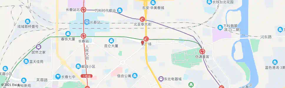 长春东广场(黑水路批发)_公交站地图_长春公交_妙搜公交查询2025